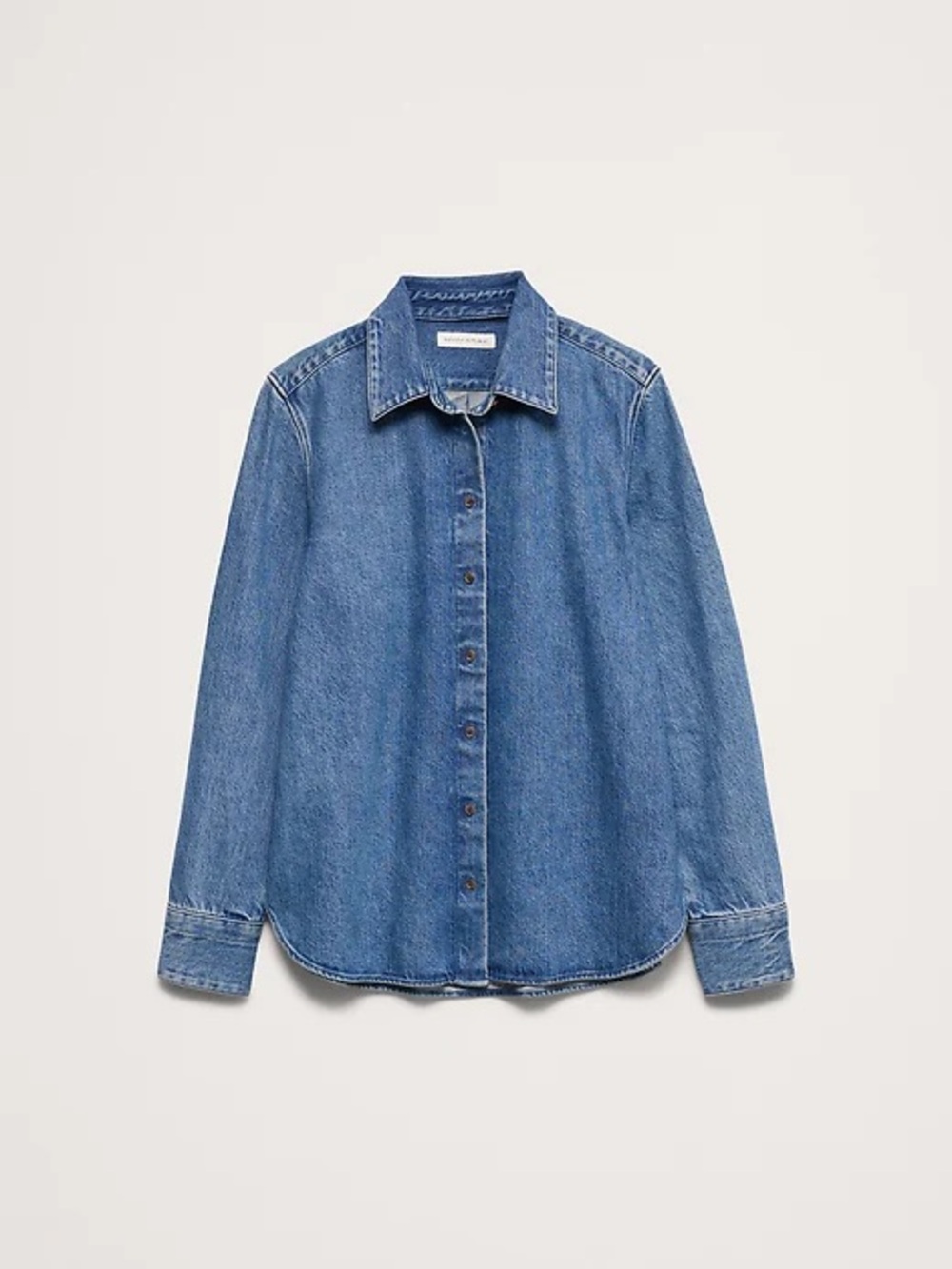 Banana Republic Light Blue Denim Button-Down Shirt